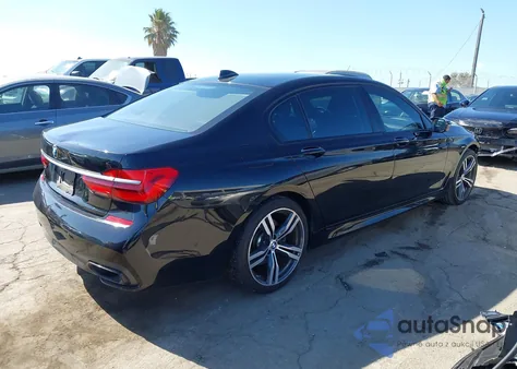 2016 BMW 740I z USA, uszkodzony, nr VIN WBA7E2C59GG504547